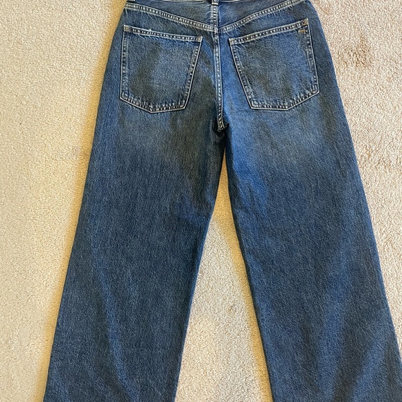 Madewell Dark Blue Flare Jeans - Picture 5 of 6